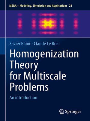 cover image of Homogenization Theory for Multiscale Problems